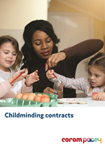 Childminding contracts England