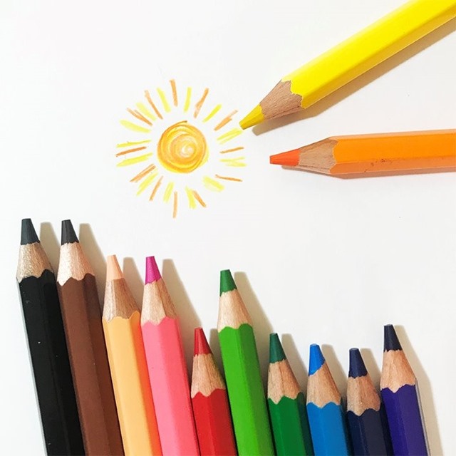 Jumbo Colouring Pencils - pack of 12
