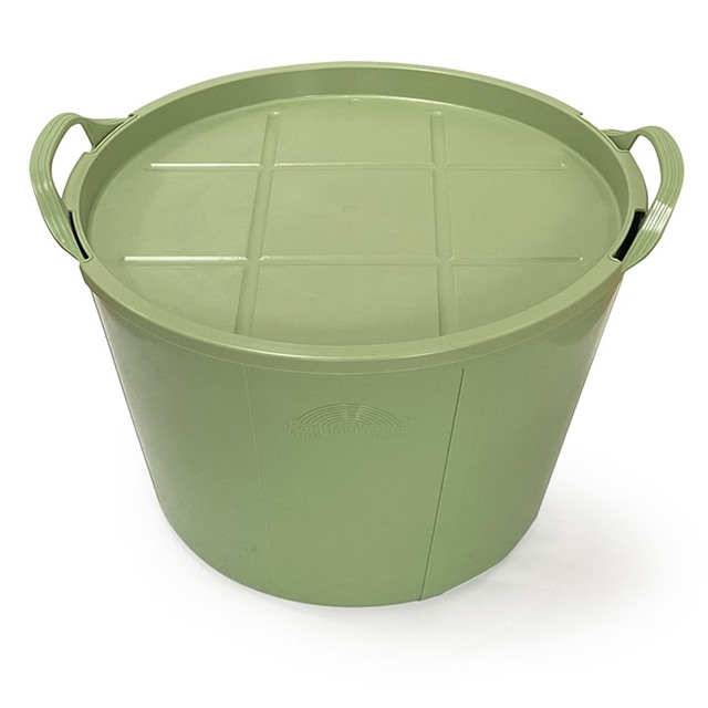 Large Trug and Lid Set - Sage Green