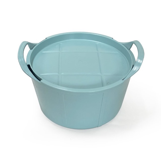 Small Trug & Lid Set - Duck Egg Blue