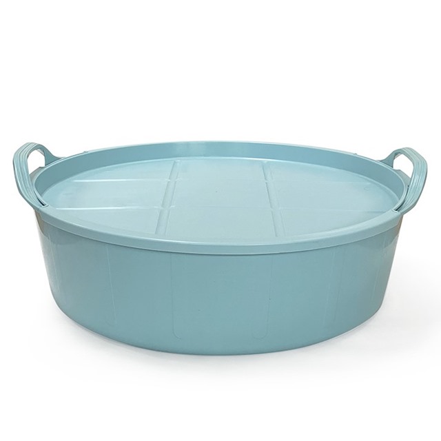 Shallow Trug & Lid Set - Duck Egg Blue
