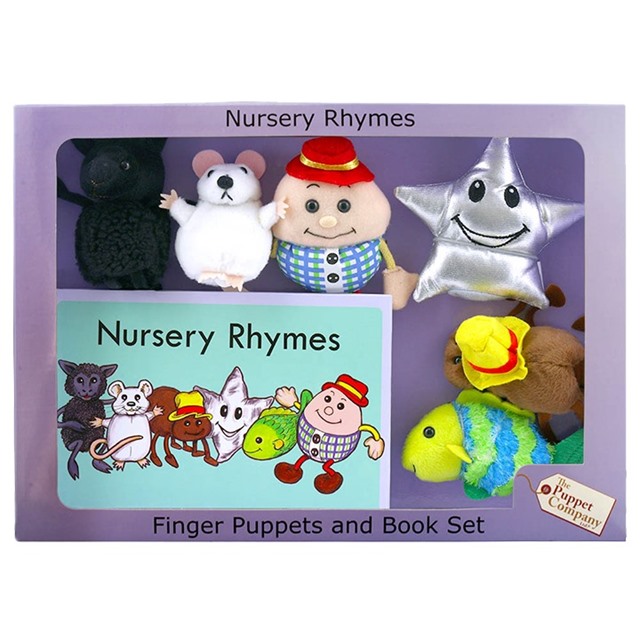 Finger Puppet & Story Set - Nursery Rhymes