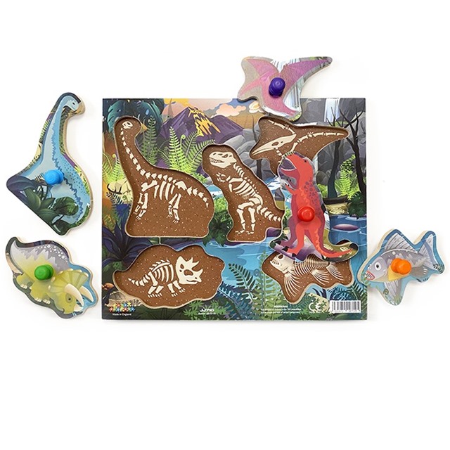 Dinosaur Fossils Peg Puzzle