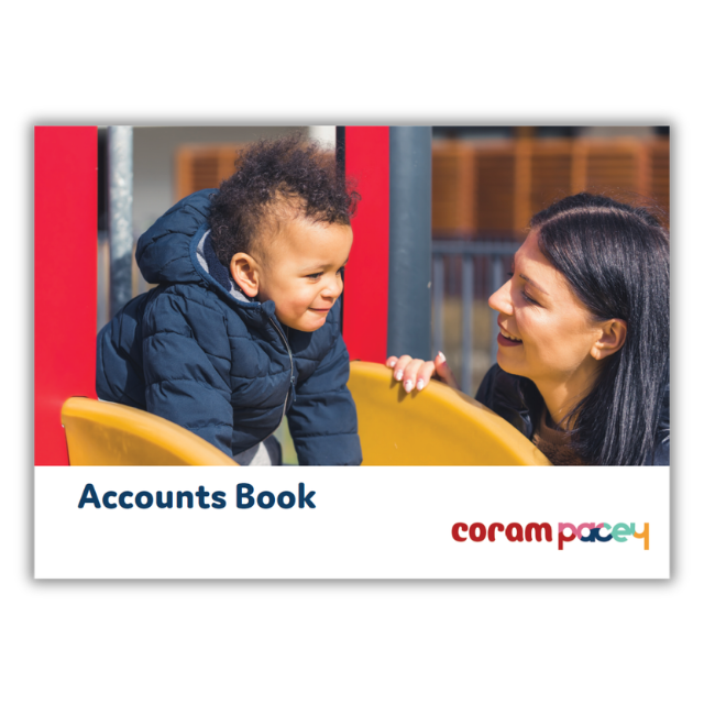 Childminder accounts book