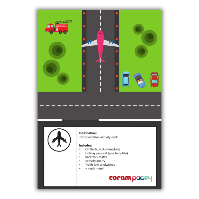 Transportation activity pack