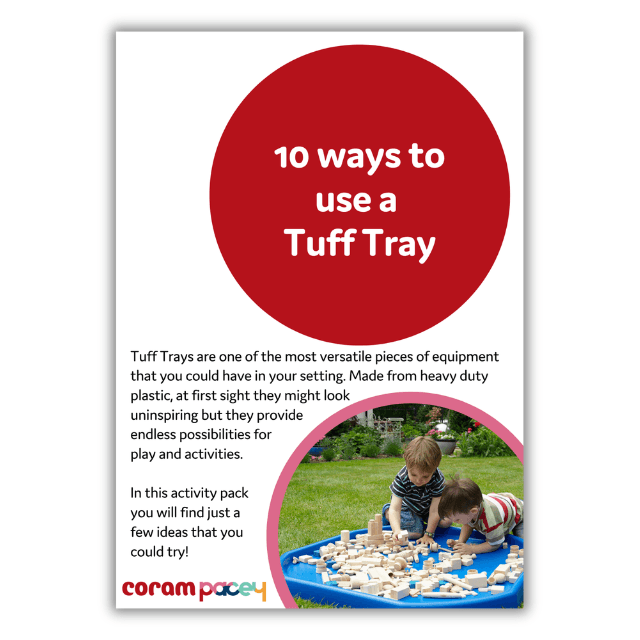 Tuff tray activity pack