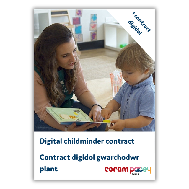 Digital childminder contract - Wales